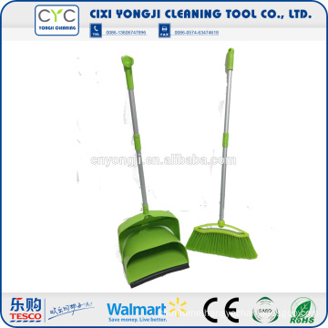 Trustworthy China Supplier Green dustpan and broom set